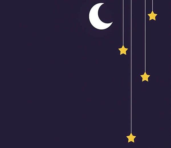 عکس بک گراند مشکی ماه