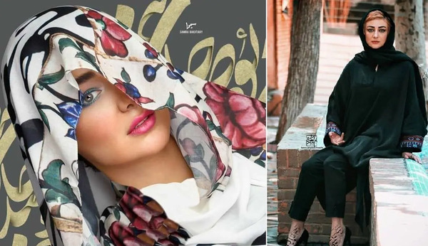 عکس ویدا مشکی پوش