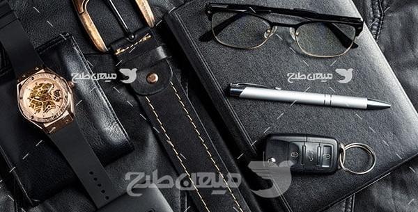 عکس چرم مشکی
