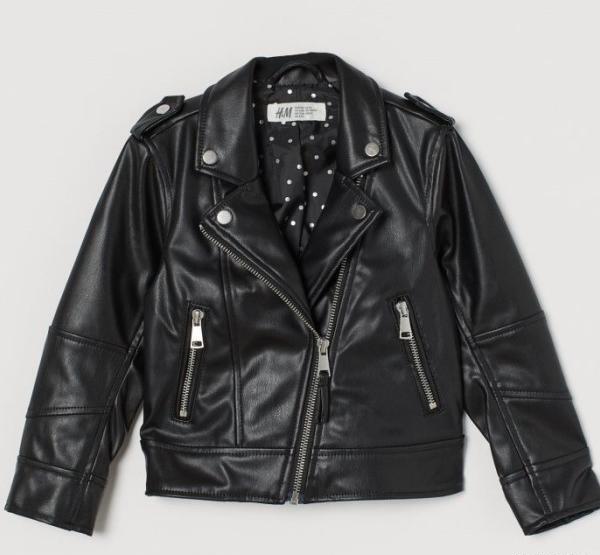 عکس کت چرم مشکی دخترانه