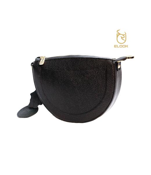 عکس کیف چرم مشکی زنانه