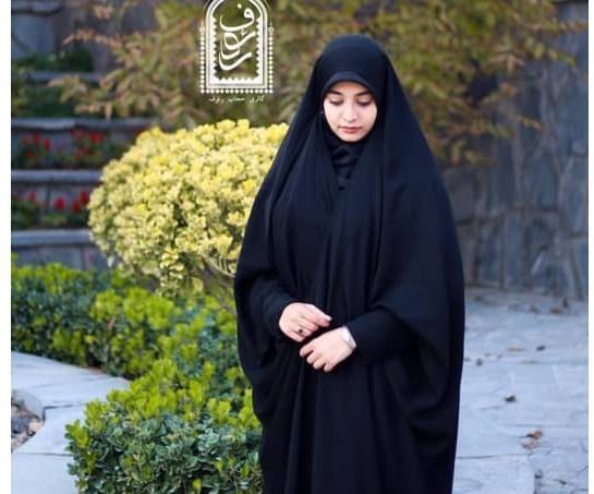 عکس چادر مشکی دخترانه