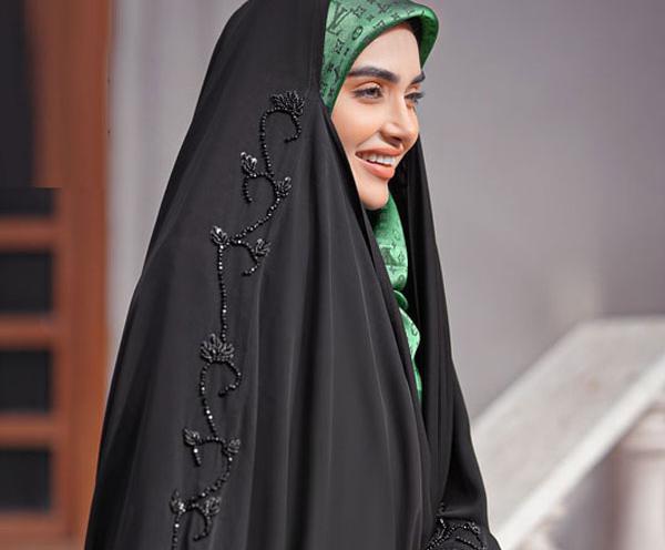 عکس چادر مشکی دخترانه