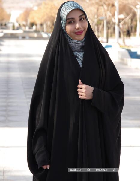 عکس چادر مشکی دخترانه