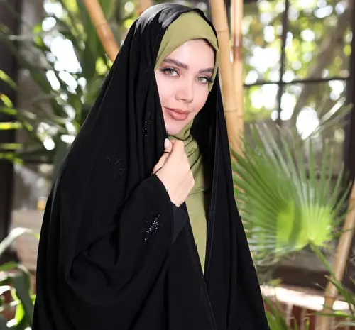 عکس چادر مشکی دخترانه