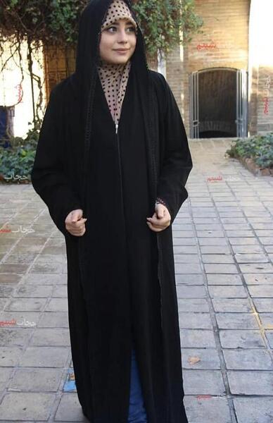 عکس چادر مشکی دخترانه