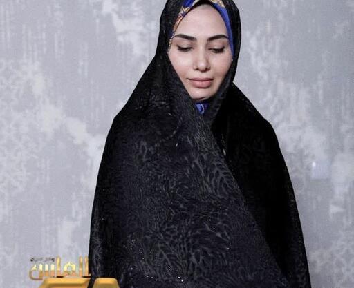 عکس چادر مشکی نگین دار