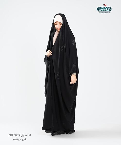 عکس چادر مشکی نگین دار