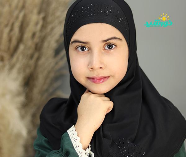 عکس چادر مشکی بچه گانه