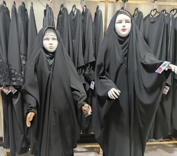 عکس چادر مشکی بچه گانه