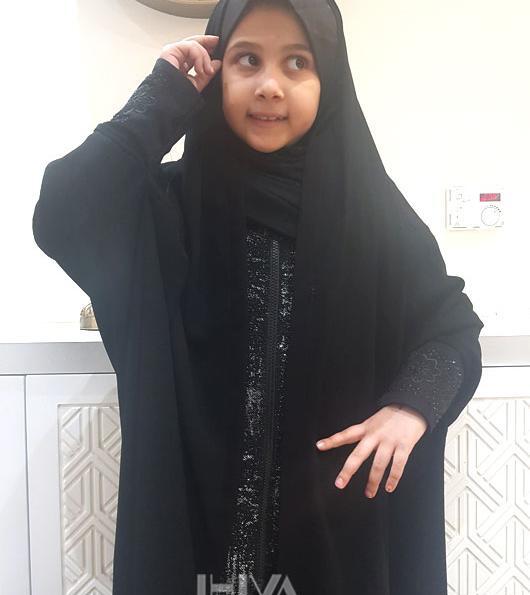 عکس چادر مشکی بچه گانه