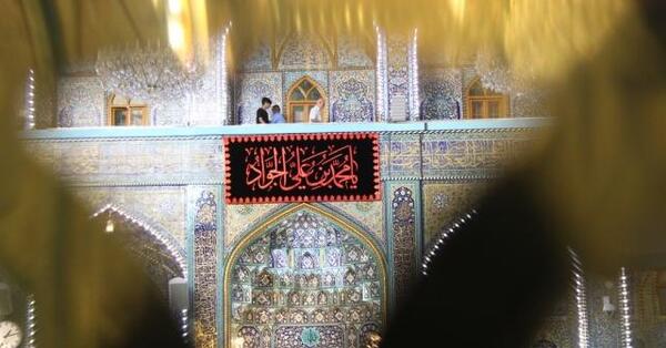 عکس مشکی حرم امام حسین