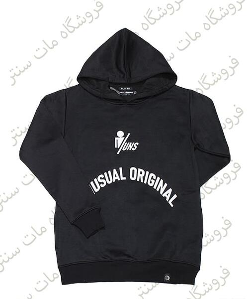 عکس هودی مشکی لش