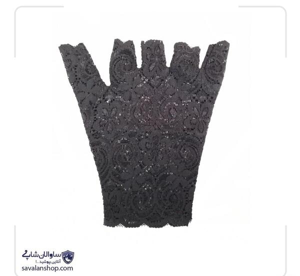 عکس دستکش توری مشکی