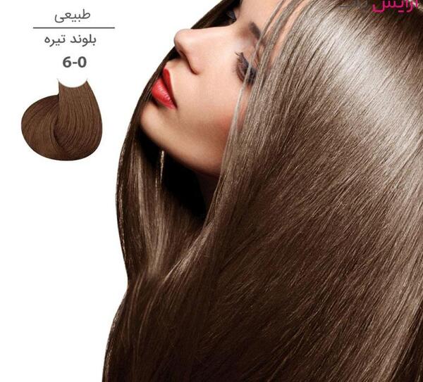 عکس رنگ مو مشکی طبیعی