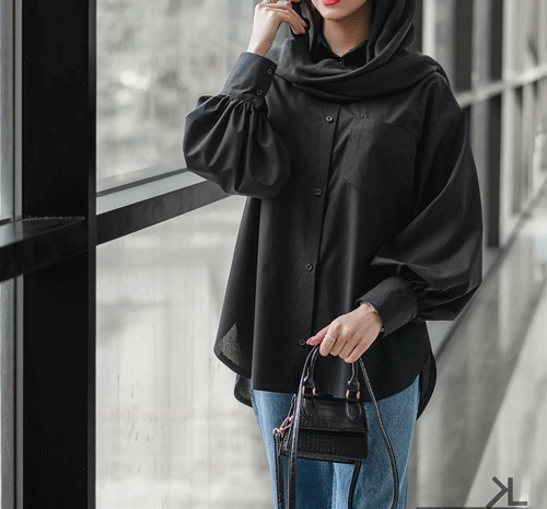 عکس مانتو مشکی کوتاه