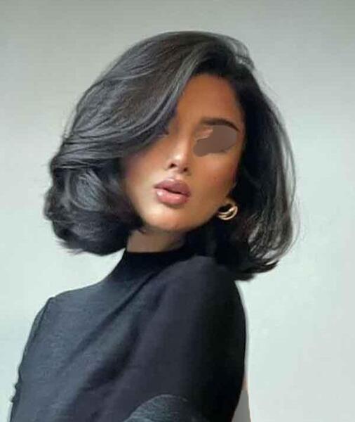 عکس مو مشکی کوتاه