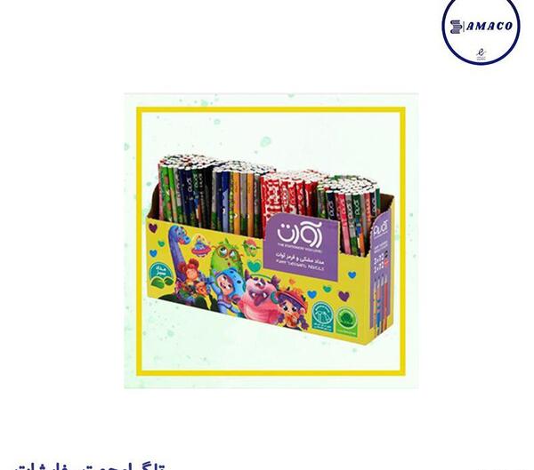 عکس مداد مشکی و قرمز