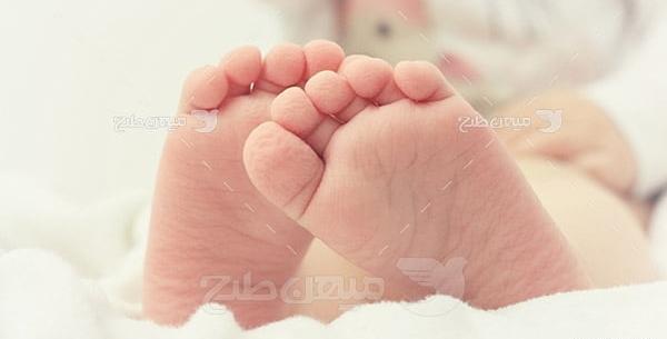 عکس پای نوزاد برای پروفایل