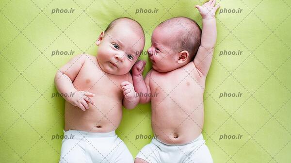 عکس نوزاد بامزه پسر