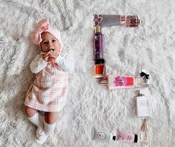 عکس نوزاد دختر عروسک
