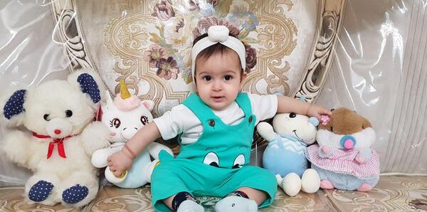 عکس نوزاد دختر عروسک
