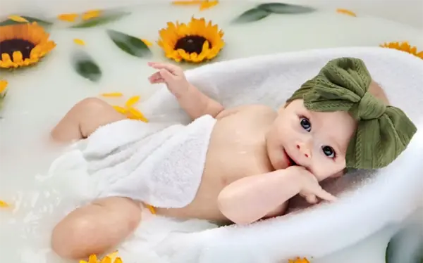 عکس نوزاد دختر 3 ماهه