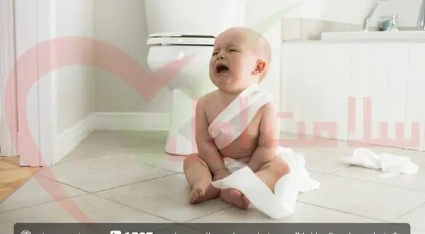 عکس اسهال نوزاد سه ماهه