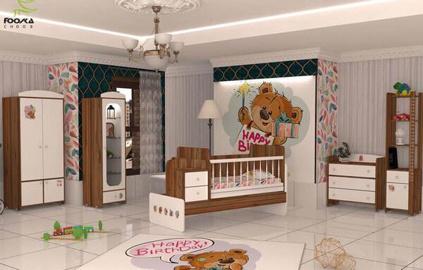 عکس تخت خواب نوزاد دختر