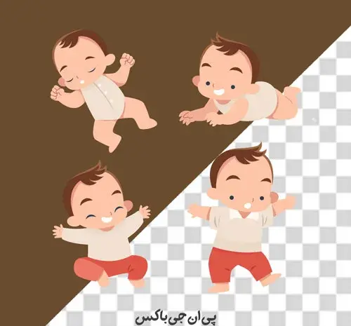دانلود عکس نوزاد کارتونی
