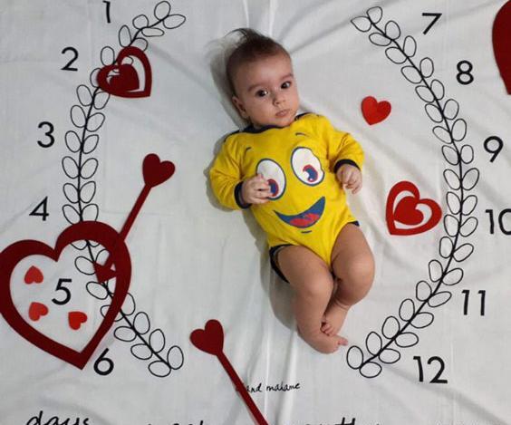 عکس نوزاد دختر 5 ماهه