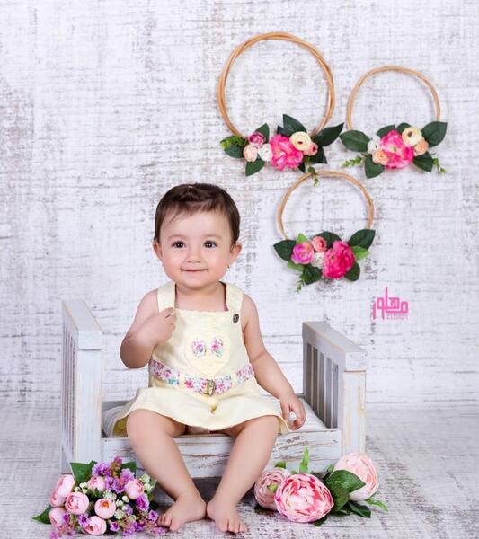 عکس نوزاد 8 ماهه دختر