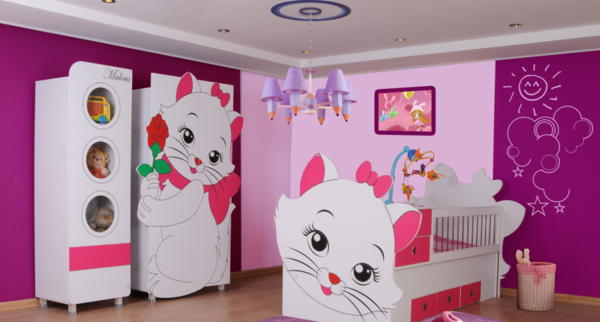 عکس تخت نوزاد دخترانه