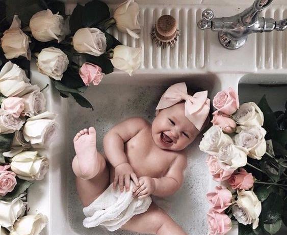 عکس اتلیه ای نوزاد دختر