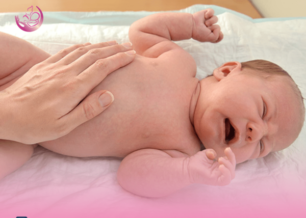 عکس اسهال نوزاد یک ماهه