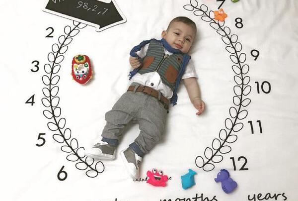 عکس نوزاد 7 ماهه