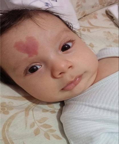 عکس قلب واقعی نوزاد