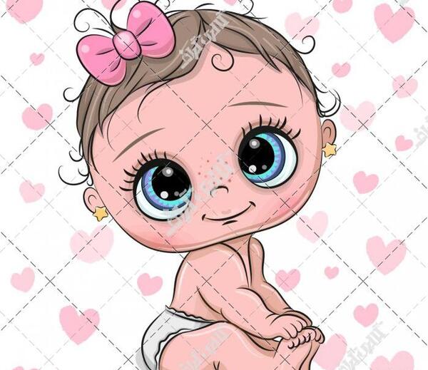 عکس نقاشی نوزاد پسر
