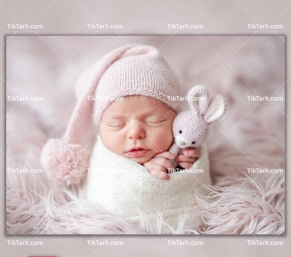 عکس نوزاد عروسکی دختر