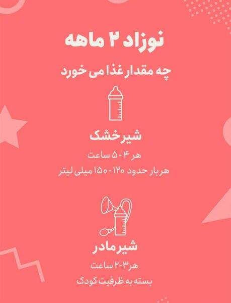 عکس مدفوع طبیعی نوزاد دوماهه