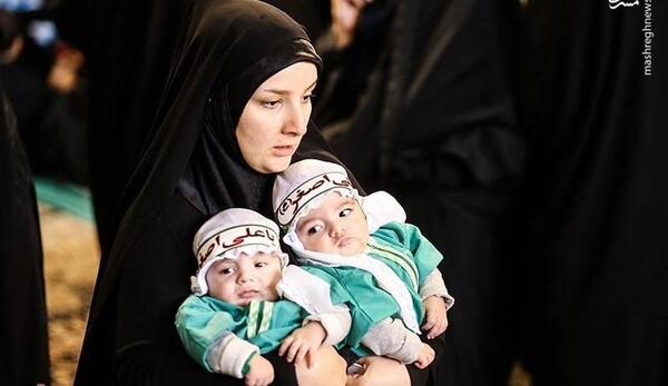 عکس نوزاد شیرخوارگان حسینی