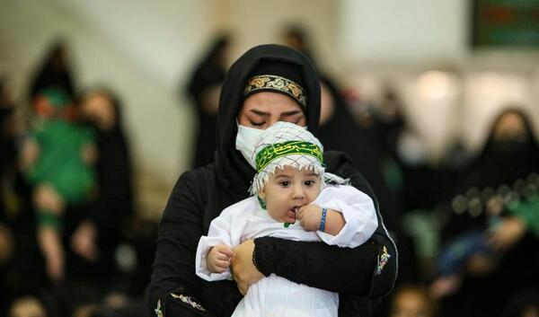 عکس نوزاد شیرخوارگان حسینی
