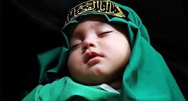 عکس نوزاد شیرخوارگان حسینی