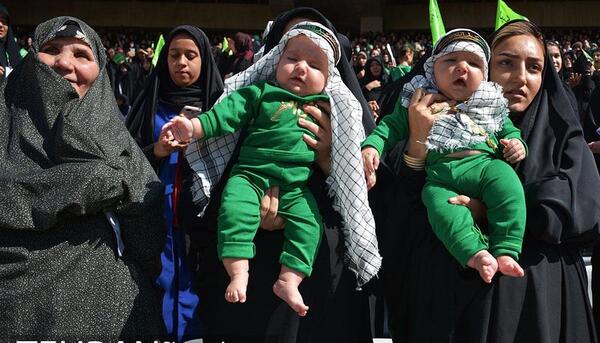 عکس نوزاد شیرخوارگان حسینی