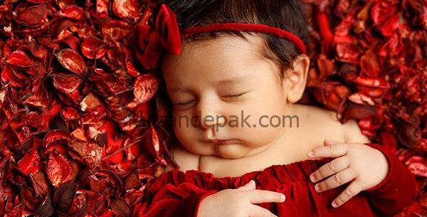عکس خواب نوزاد دختر