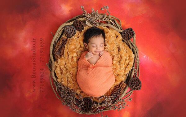 ژست عکس نوزادی