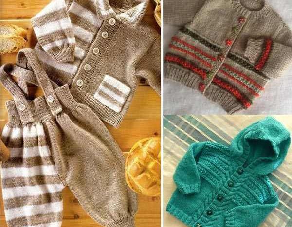 عکس ژاکت بافتنی پسرانه نوزادی