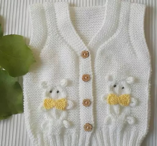 عکس ژاکت بافتنی پسرانه نوزادی