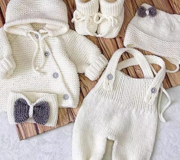 عکس ژاکت بافتنی پسرانه نوزادی