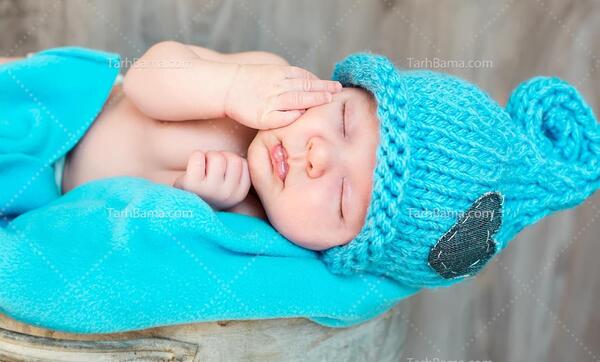 عکس از نوزاد خوابیده